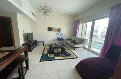 Apartment - 1 Bedroom - 2 Bathrooms for rent in Marina View Tower A - Marina View - Dubai Marina - Dubai