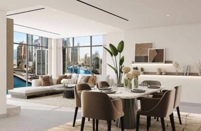Apartment - 2 - 3 for rent in LIV Waterside - Dubai Marina - Dubai