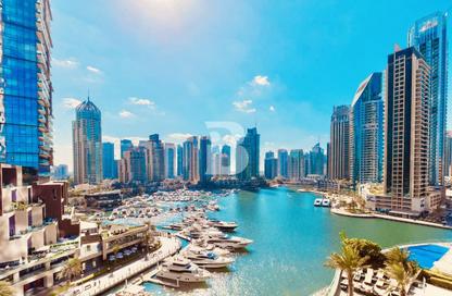 Apartment - 2 Bedrooms - 3 Bathrooms for rent in Damac Heights - Dubai Marina - Dubai
