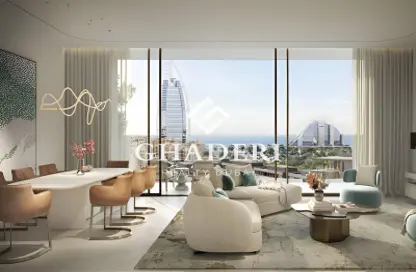 Apartment - 3 Bedrooms - 5 Bathrooms for sale in Nourelle - Madinat Jumeirah Living - Umm Suqeim - Dubai