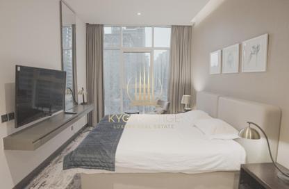 Apartment - Studio - 1 Bathroom for rent in Damac Maison Prive A - Damac Maison Prive - Business Bay - Dubai