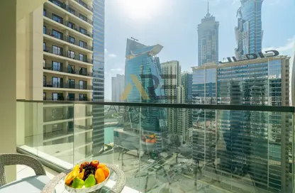 شقة - غرفة نوم - 1 حمام للايجار في برج زادا - الخليج التجاري - دبي