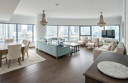 Apartment - 3 Bedrooms - 4 Bathrooms for sale in Time Place Tower - Dubai Marina - Dubai