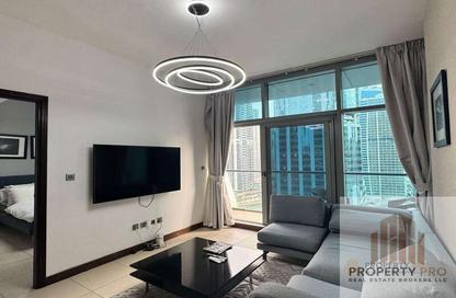 Apartment - 1 Bedroom - 2 Bathrooms for rent in Indigo Tower - JLT Cluster D - Jumeirah Lake Towers - Dubai