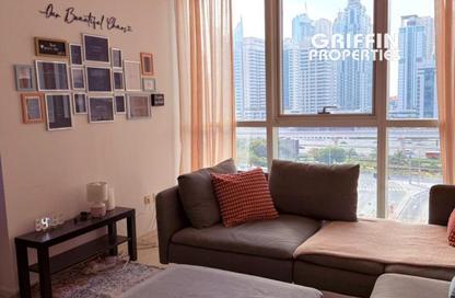 Apartment - 1 Bedroom - 2 Bathrooms for rent in MAG 214 - JLT Cluster R - Jumeirah Lake Towers - Dubai