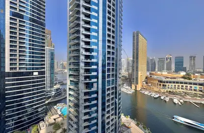 Apartment - 1 Bedroom - 2 Bathrooms for rent in Bay Central Tower West - Bay Central - Dubai Marina - Dubai