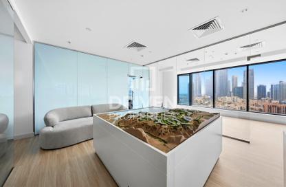 Office Space - Studio - 1 Bathroom for rent in The Prime Tower - Business Bay - Dubai