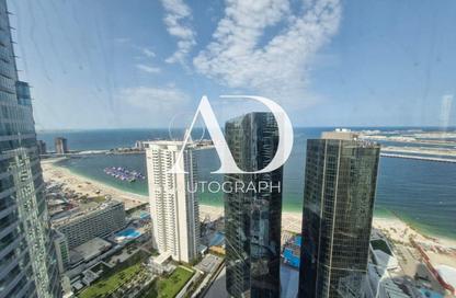 Apartment - 4 Bedrooms - 5 Bathrooms for rent in Al Fattan Marine Tower - Al Fattan Marine Towers - Jumeirah Beach Residence - Dubai