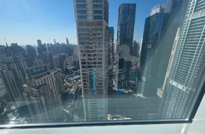 شقة - غرفة نوم - 2 حمامات للايجار في برج ماج 218 - دبي مارينا - دبي