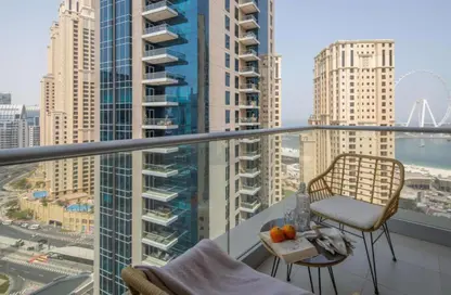 Apartment - 1 Bedroom - 2 Bathrooms for rent in Aurora Tower - Marina Promenade - Dubai Marina - Dubai