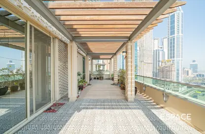 Apartment - 3 Bedrooms - 4 Bathrooms for rent in Al Mass Tower - Dubai Marina Towers - Dubai Marina - Dubai