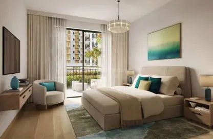 Apartment - 1 Bedroom - 2 Bathrooms for sale in Evelyn on the Park - Town Square - Dubai