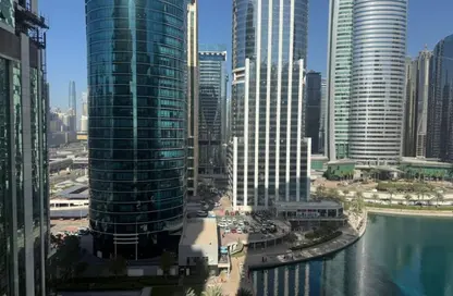 Apartment - Studio - 1 Bathroom for rent in Lake View Tower - JLT Cluster B - Jumeirah Lake Towers - Dubai