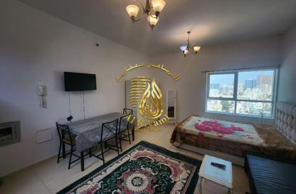 Apartment - Studio - 1 Bathroom for rent in Orient Tower 1 - Orient Towers - Al Bustan - Ajman Apartment - Studio - 1 Bathroom for rent in Orient Tower 1 - Orient Towers - Al Bustan - Ajman