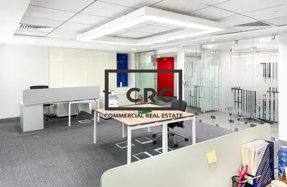 Office Space - 1 Bedroom - 2 Bathrooms for rent in Jumeirah Bay X2 - JLT Cluster X - Jumeirah Lake Towers - Dubai