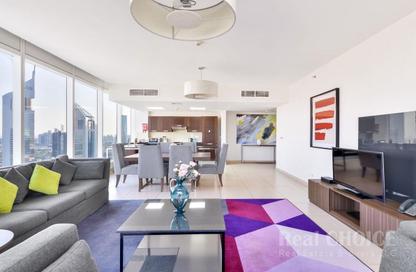 Hotel  and  Hotel Apartment - 2 Bedrooms - 3 Bathrooms for rent in Nassima Tower - Sheikh Zayed Road - Dubai