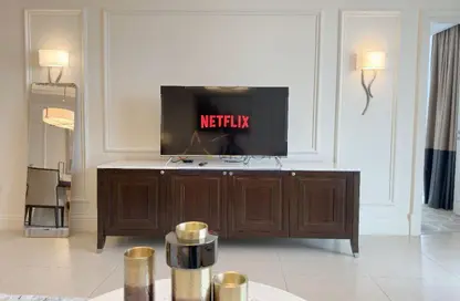 شقة - غرفة نوم - 2 حمامات للايجار في جادة كمبينسكي - وسط مدينة دبي - دبي