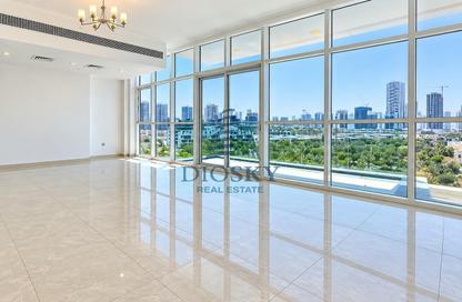 Apartment - 1 - 2 for rent in Saleh Bin Lahej 401 - District 12 - Jumeirah Village Circle - Dubai