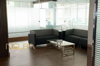 Office Space - Studio - 1 Bathroom for rent in Clover Bay Tower - Business Bay - Dubai