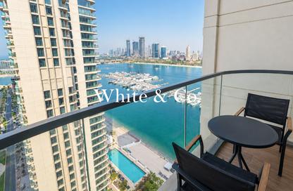 Apartment - 1 - 1 for rent in Marina Vista Tower 1 - Marina Vista - Emaar Beachfront - Dubai Harbour - Dubai