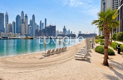 Apartment - 3 - 4 for sale in Beachgate by Address - Emaar Beachfront - Dubai Harbour - Dubai Apartment - 3 - 4 for sale in Beachgate by Address - Emaar Beachfront - Dubai Harbour - Dubai