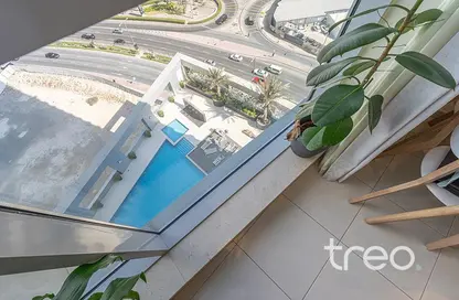 شقة - غرفة نوم - 2 حمامات للايجار في سكاي فيو - دبي مارينا - دبي