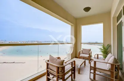 Apartment - 2 Bedrooms - 3 Bathrooms for rent in Al Nabat - Shoreline Apartments - Palm Jumeirah - Dubai