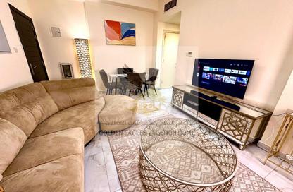 Apartment - 1 - 1 for rent in Al Qasba Plaza Building - Al Majaz 3 - Al Majaz - Sharjah