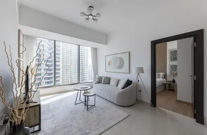 Apartment - 1 Bedroom - 2 Bathrooms for rent in Silverene Tower B - Silverene - Dubai Marina - Dubai