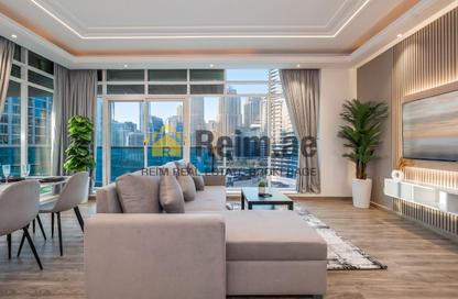 Apartment - 2 Bedrooms - 3 Bathrooms for rent in Opal Tower Marina - Dubai Marina - Dubai