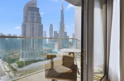 شقة - غرفة نوم - 2 حمامات للايجار في العنوان رزيدنس فاونتن فيوز  2 - العنوان رزيدنس فاونتن فيوز - وسط مدينة دبي - دبي