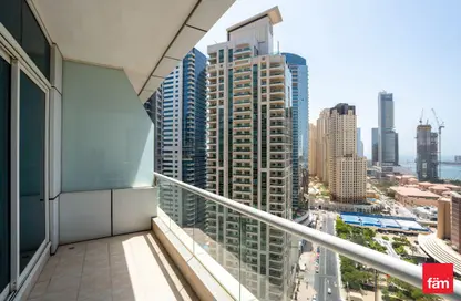 شقة - غرفة نوم - 2 حمامات للايجار في برج بوتانيكا - دبي مارينا - دبي