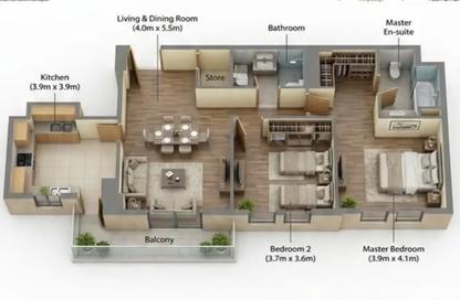 Apartment - 2 - 2 for sale in Al Zahia Garden Apartments - Al Zahia - Muwaileh Commercial - Sharjah Apartment - 2 - 2 for sale in Al Zahia Garden Apartments - Al Zahia - Muwaileh Commercial - Sharjah