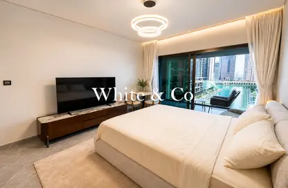 Apartment - 1 Bathroom for rent in Peninsula Two - Peninsula - Business Bay - Dubai