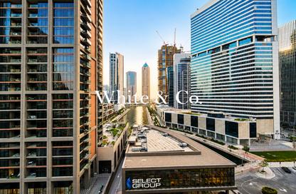 Apartment - Studio - 1 Bathroom for rent in Peninsula Two - Peninsula - Business Bay - Dubai