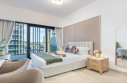 Apartment - Studio - 1 Bathroom for rent in Azizi Riviera 25 - AZIZI Riviera - Meydan One - Meydan - Dubai