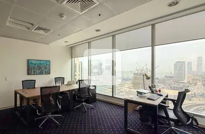 Office Space - Studio - 1 Bathroom for rent in Al Habtoor Business Tower - Dubai Marina - Dubai