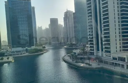 مكتب - غرفة نوم - 1 حمام للايجار في خور الجميرا  2 - (JLT) مجمع X - أبراج بحيرات الجميرا - دبي