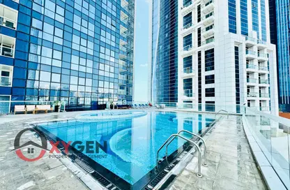 شقة - غرفة نوم - 2 حمامات للايجار في تايم مام ريزيدنس - شارع الكورنيش - أبوظبي