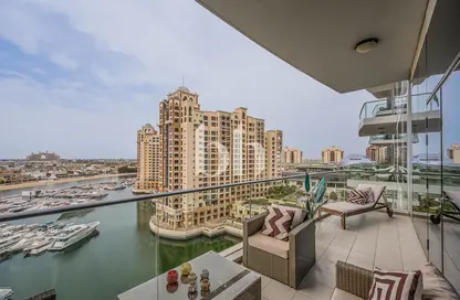 Apartment - 3 Bedrooms - 4 Bathrooms for rent in Oceana Atlantic - Oceana - Palm Jumeirah - Dubai