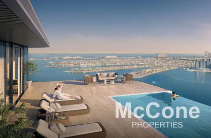 Apartment - 1 Bedroom - 1 Bathroom for sale in Seapoint Tower 2 - Seapoint - EMAAR Beachfront - Dubai Harbour - Dubai