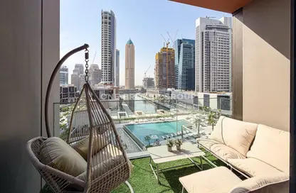 شقة - غرفة نوم - 2 حمامات للايجار في بنسويلا ون - بنينسولا - الخليج التجاري - دبي