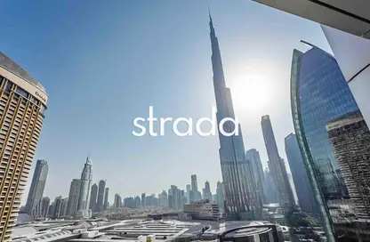 شقة - غرفة نوم - 2 حمامات للايجار في جادة كمبينسكي - وسط مدينة دبي - دبي