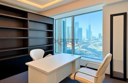 Office Space - Studio - 1 Bathroom for rent in The Prime Tower - Business Bay - Dubai