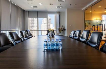 Office Space - Studio - 2 Bathrooms for rent in Marina Plaza - Dubai Marina - Dubai