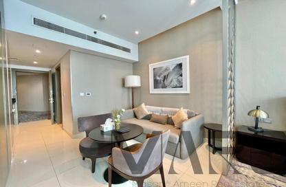 Apartment - Studio - 1 Bathroom for rent in Damac Maison Prive B - Damac Maison Prive - Business Bay - Dubai