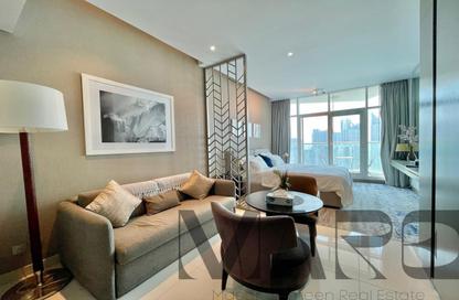 Apartment - Studio - 1 Bathroom for rent in Damac Maison Prive B - Damac Maison Prive - Business Bay - Dubai