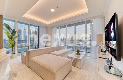 Apartment - 3 Bedrooms - 3 Bathrooms for rent in Palace Beach Residence Tower 1 - Palace Beach Residence - EMAAR Beachfront - Dubai Harbour - Dubai