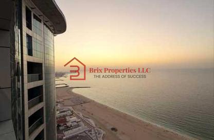 Apartment - 1 Bedroom - 2 Bathrooms for rent in Ajman Corniche Residences - Ajman Corniche Road - Ajman