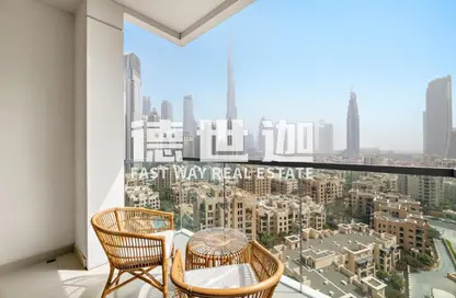 Apartment - 2 Bedrooms - 4 Bathrooms for rent in Bellevue Tower 1 - Bellevue Towers - Downtown Dubai - Dubai